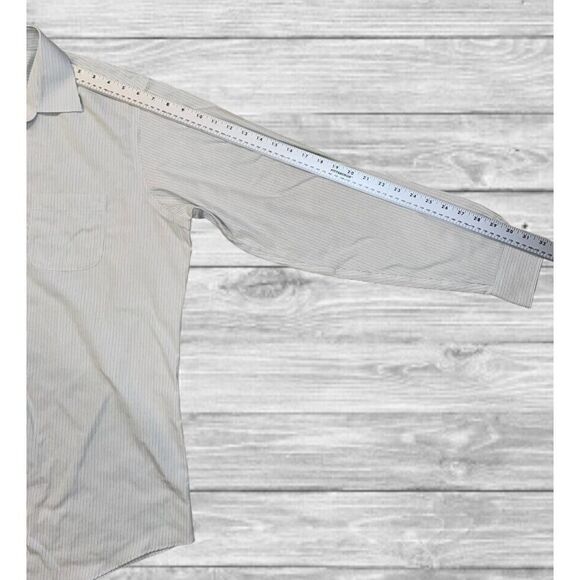 Brooks Brothers Men’s Green Regent Non Iron Long Sleeve Shirt Size 16 1/2 - 6/7 - Picture 4 of 5